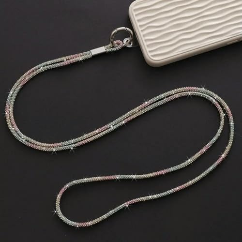 yuzhime Helle Strass Telefon Lanyard Kristall Telefon Fall Kette Riemen Diamant Telefon Anti-verloren Seil Telefon Zubehör von yuzhime