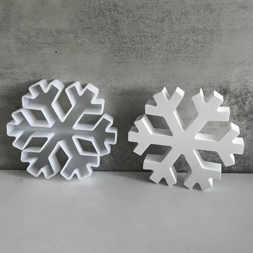 Silikon Schneeflockenform, Schneeflockenharzform, Silikon-3D-Schneeflockenform, Weihnachten Epoxidharz Harzform Seifenform Für Schmuck, Kerzen, Kunsthandwerk von yybng