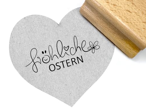 STEMPEL Frohe OSTERN Osterstempel | Motivstempel zum Karten basteln | Textstempel für Osterkarte Scrapbook und Fondant und Geschenkpapier von zAcheR-fineT-design