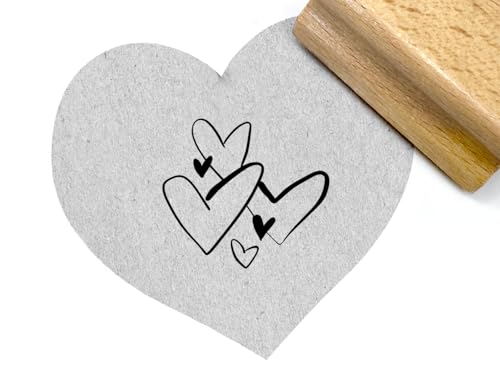 STEMPEL Herzstempel | Motivstempel mit HERZ zum Kartenbasteln Herzmuster zum Füllen und Verzieren auf Papier Scrapbook und Fondant von zAcheR-fineT-design