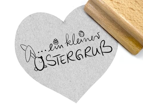 Stempel Osterstempel Frohe Ostern Text, in Handschrift - Textstempel Osterfest Osterkarten Geschenkanhänger Basteln Osterdeko Scrapbook - zAcheR-fineT von zAcheR-fineT-design