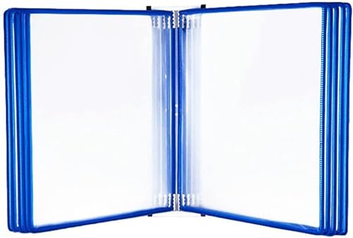 Wandmontierter Aktenhalter, Flipchart-Ständer, magnetischer Dokumentenhalter im Briefpapierformat A4, an der Wand montierter Aktenhalter (Größe: 13 x 9 x 3,9 Zoll)(Blue) von zKbaoFCzX