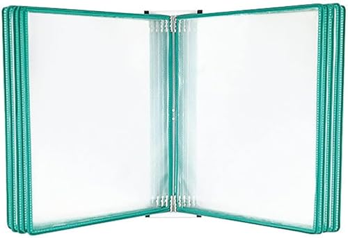 Wandmontierter Aktenhalter, Flipchart-Ständer, magnetischer Dokumentenhalter im Briefpapierformat A4, an der Wand montierter Aktenhalter (Größe: 13 x 9 x 3,9 Zoll)(Green) von zKbaoFCzX