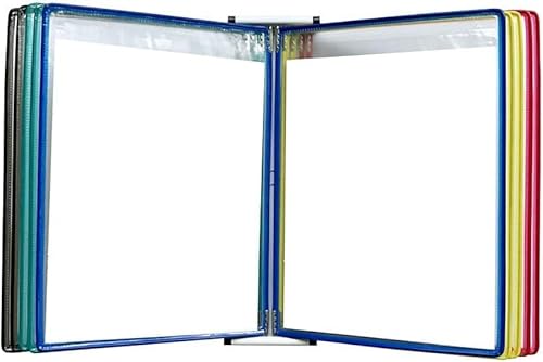 Wandmontierter Aktenhalter, Flipchart-Ständer A4, wandmontierter Aktenhalter (Farbe: Mehrfarbig, Größe: 13 x 9 x 3,9 Zoll) von zKbaoFCzX