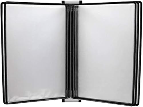 Wandmontierter Aktenhalter, Flipchart-Ständer A4, wandmontierter Aktenhalter (Größe: 13 x 9 x 1,57 Zoll)(Black) von zKbaoFCzX