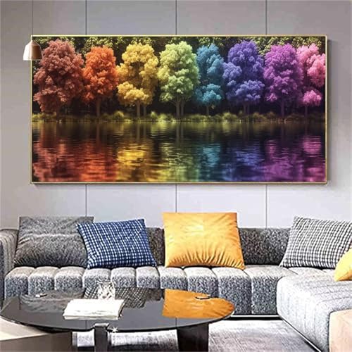 Diamant Painting Bilder Baum Diamond Painting Fantasie Diamond Painting Erwachsene,DIY Vollbohrer Diamanten Malerei Stickerei,5D Diamond Painting Set Wanddeko Wohnzimmer Lustige Geschenke 20x50cm Z708 von zcscgtrhe