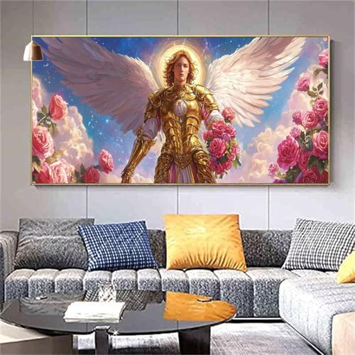 Diamant Painting Bilder Engel Diamond Painting Blume Diamond Painting Erwachsene,DIY Vollbohrer Diamanten Malerei Stickerei,5D Diamond Painting Set Wanddeko Wohnzimmer Lustige Geschenke 100x200cm Z720 von zcscgtrhe