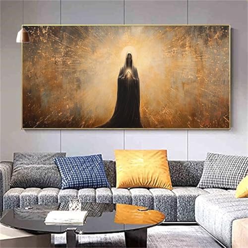 Diamant Painting Bilder Gott Diamond Painting Graffiti Diamond Painting Erwachsene,DIY Vollbohrer Diamanten Malerei Stickerei,5D Diamond Painting Set Wanddeko Wohnzimmer Lustige Geschenke 20x50cm Z696 von zcscgtrhe