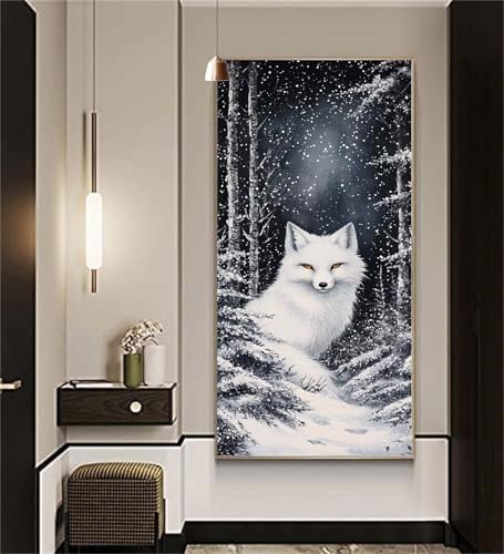 Diamant Painting Bilder Tier Diamond Painting Fuchs Diamond Painting Erwachsene,Vollbohrer Diamanten Malerei Stickerei,5D Diamond Painting Set Wanddeko Wohnzimmer Lustige Geschenke 100x200cm Z962 von zcscgtrhe