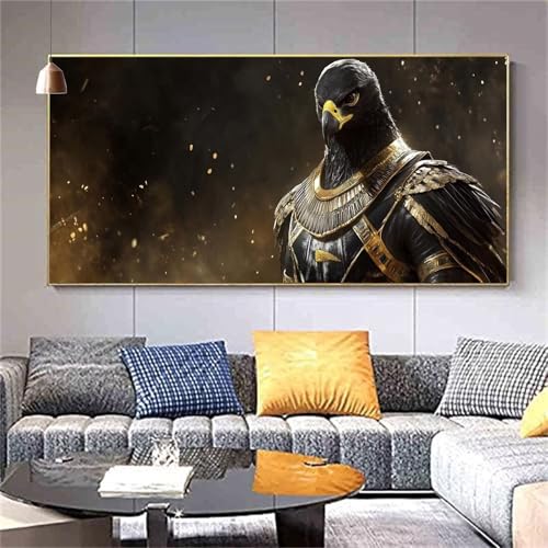 Diamond Painting Ägypten Diamond Painting Erwachsene Gott Eckige Steine Vollbohrer 5D DIY Diamanten Kunst Malerei Sets Stickerei Geeignet Als Geschenk Zur Entspannung und Als Wanddeko 20x40cm kl--4 von zcscgtrhe