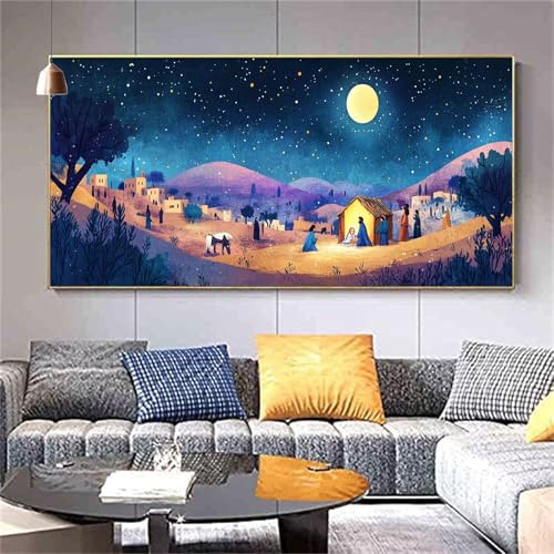 Diamond Painting Abstrakt Diamond Painting Erwachsene,Diamant Painting Bilder Familie DIY Vollbohrer Crystal Art,Diamond Painting Set für Aesthetic Room Decor Personalisierte Geschenke 90x180cm Z41 von zcscgtrhe