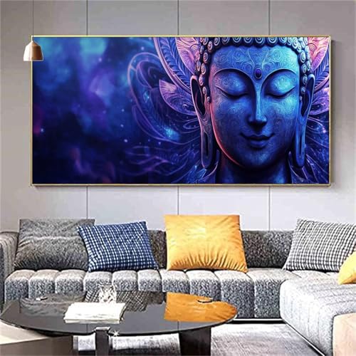 Diamond Painting Buddha Diamond Painting Erwachsene,Diamant Painting Bilder Fantasie DIY Crystal Art Bastelset,Diamond Painting Set für Aesthetic Room Decor Personalisierte Geschenke 100x200cm Z161 von zcscgtrhe