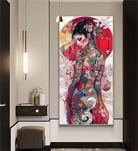 Diamond Painting Der Teufel Diamond Painting Erwachsene,Diamant Painting Bilder Fräulein Crystal Art Bastelset,Diamond Painting Set für Aesthetic Room Decor Personalisierte Geschenke 90x180cm Z989 von zcscgtrhe