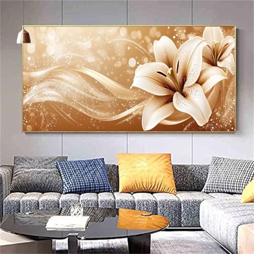 Diamond Painting Erwachsene Blumen,Fantasie Diamond PaintingXXL 70x140cm,Malen nach Zahlen Diamant Kinder,5D DIY Artdot Diamant Kunst Malerei Set Als Geschenk Aesthetic für Wanddekorationen kl--253 von zcscgtrhe