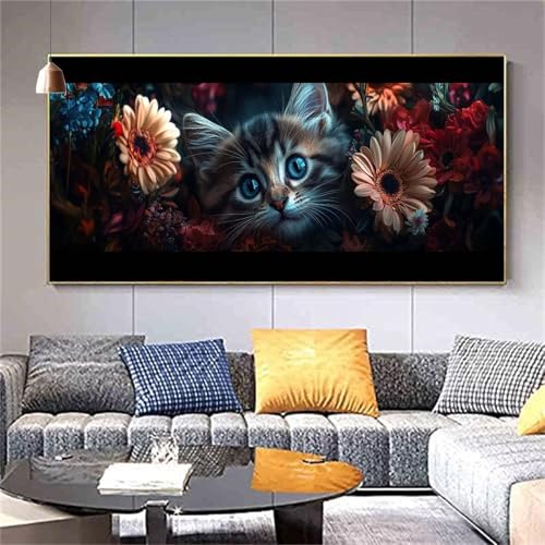 Diamond Painting Erwachsene Blumen,Rosen Diamond PaintingXXL 75x150cm,Malen nach Zahlen Diamant Kinder,5D DIY Full Drill Diamant Kunst Malerei Set Als Geschenk Aesthetic für Wanddekorationen kl--240 von zcscgtrhe