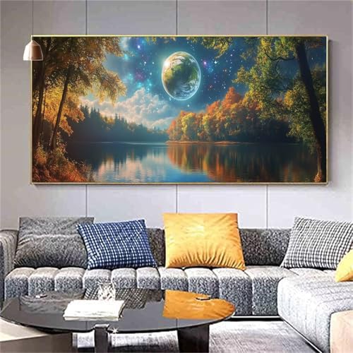 Diamond Painting Erwachsene Landschaft Japan Diamond PaintingXXL 100x200cm,Malen nach Zahlen Diamant Kinder,5D DIY Artdot Diamant Kunst Malerei Set Als Geschenk Aesthetic für Wanddekorationen kl--370 von zcscgtrhe