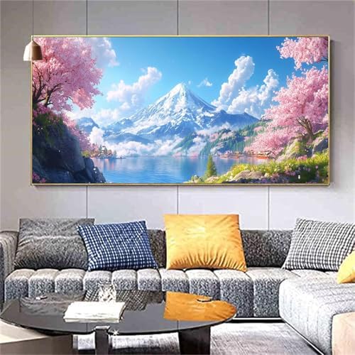 Diamond Painting Erwachsene Landschaft Japan Diamond PaintingXXL 100x200cm,Malen nach Zahlen Diamant Kinder,5D DIY Artdot Diamant Kunst Malerei Set Als Geschenk Aesthetic für Wanddekorationen kl--372 von zcscgtrhe