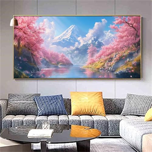 Diamond Painting Erwachsene Landschaft Sonnenuntergang Diamond PaintingXXL 100x200cm,Malen nach Zahlen Diamant Kinder,5D DIY Diamant Kunst Malerei Als Geschenk Aesthetic für Wanddekorationen kl--378 von zcscgtrhe