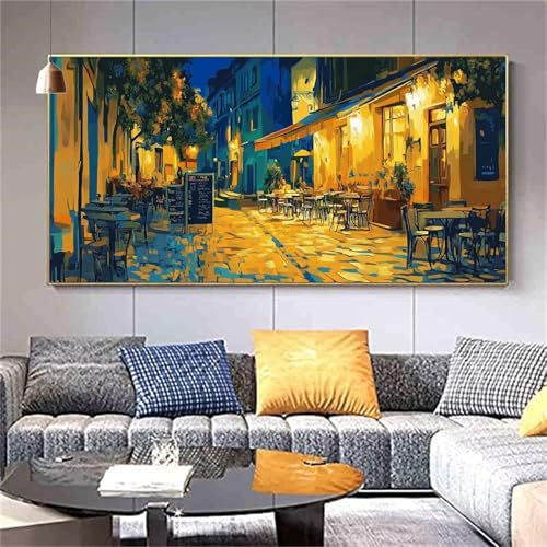 Diamond Painting Erwachsene Landschaft Stadt Diamond PaintingXXL 70x140cm,Malen nach Zahlen Diamant Kinder,5D DIY Artdot Diamant Kunst Malerei Set Als Geschenk Aesthetic für Wanddekorationen kl--327 von zcscgtrhe