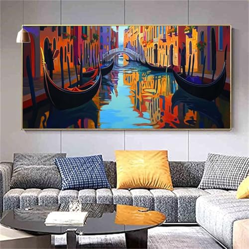 Diamond Painting Erwachsene Landschaft Venedig Diamond PaintingXXL 100x200cm,Malen nach Zahlen Diamant Kinder,5D DIY Diamant Kunst Malerei Sets Als Geschenk Aesthetic für Wanddekorationen kl--391 von zcscgtrhe