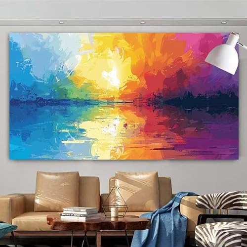 Diamond Painting Erwachsene Set,5D DIY Diamant Painting Bilder Abstrakte Kunst Full Diamant Malerei Cross Stitch Stickerei Set Anfänger,Diamant Painting Geschenk Zuhause Wanddekoration 20x40cm X-63 von zcscgtrhe