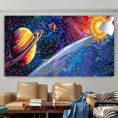 Diamond Painting Erwachsene Set,5D DIY Diamant Painting Bilder Abstraktion,Universum Full Diamant Malerei Cross Stitch Stickerei Set Anfänger,Diamant Painting Wanddekoration Geschenk 20x40cm X-61 von zcscgtrhe