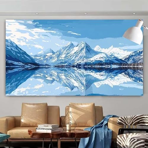 Diamond Painting Erwachsene Set,5D DIY Diamant Painting Bilder Winter,See Full Diamant Malerei Cross Stitch Stickerei Set Anfänger,Diamant Painting für Geschenk Zuhause Wanddekoration 30x60cm X-83 von zcscgtrhe