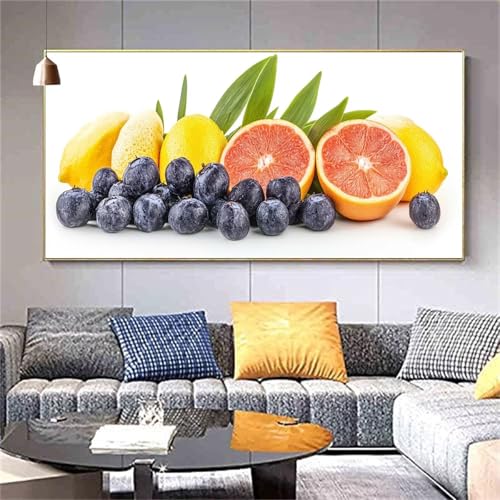 Diamond Painting Obst Diamond Painting Erwachsene,Diamant Painting Bilder Buntes DIY Vollbohrer Crystal Art Bastelset,Diamond Painting Set Aesthetic Room Decor Personalisierte Geschenke 20x50cm Z711 von zcscgtrhe