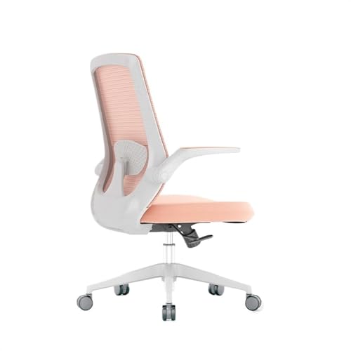 Bürostuhl Computerstuhl mit hoher Rückenlehne aus Netzstoff, Drehsitz for Zuhause, Arbeitszimmer, verstellbare Armlehnen und ergonomisches Design, Bürostuhl, Schreibtischstühle mit dickem Kissen Schre von zedstsz2851