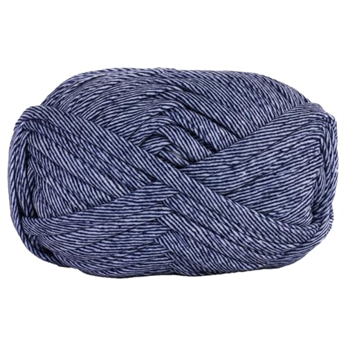 100 G/32 M T-Shirt Yarn Elastic Fabric Crochet Cloth Yarn，T Shirt Garn Zum Häkeln for DIY Knitting, Spaghetti Yarn Thick Knitting Yarn for Hand DIY Bag Basket Cushion Crochet Projects (BF) von zhangxiaomin