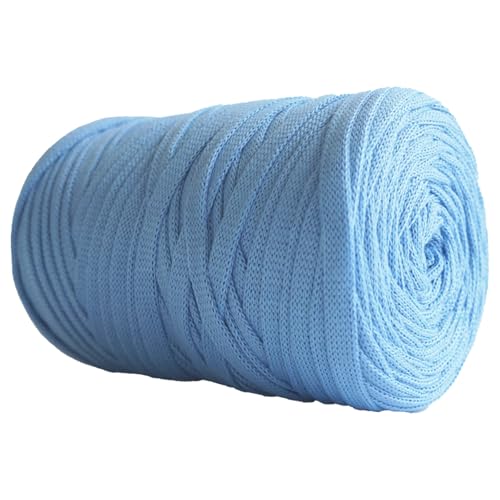 250G/100M Tshirtgarn Zum Häkeln, 7MM Tshirt Garn Ribbon Yarn T-shirt Garn Zum Häkeln, Bändchengarn Zum Häkeln Thick Ribbon Yarn Crochet Yarn for Crochet Bags/Baskets/Carpets (JJ) von zhangxiaomin