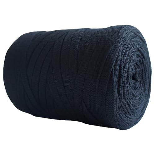 250G/100M Tshirtgarn Zum Häkeln, 7MM Tshirt Garn Ribbon Yarn T-shirt Garn Zum Häkeln, Bändchengarn Zum Häkeln Thick Ribbon Yarn Crochet Yarn for Crochet Bags/Baskets/Carpets (N) von zhangxiaomin