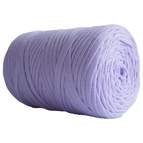 250G/100M Tshirtgarn Zum Häkeln, 7MM Tshirt Garn Ribbon Yarn T-shirt Garn Zum Häkeln, Bändchengarn Zum Häkeln Thick Ribbon Yarn Crochet Yarn for Crochet Bags/Baskets/Carpets (Q) von zhangxiaomin