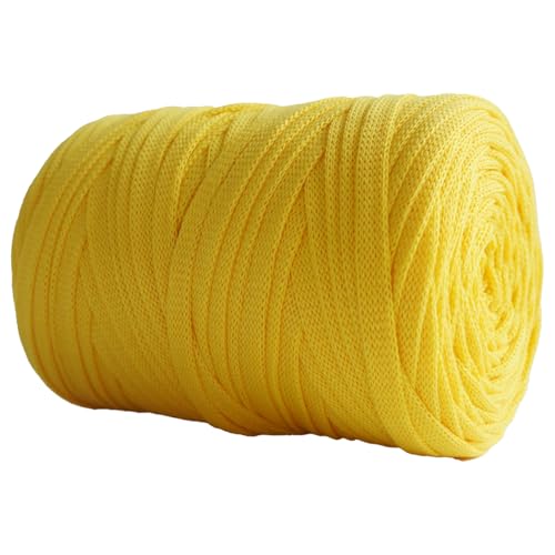 250G/100M Tshirtgarn Zum Häkeln, 7MM Tshirt Garn Ribbon Yarn T-shirt Garn Zum Häkeln, Bändchengarn Zum Häkeln Thick Ribbon Yarn Crochet Yarn for Crochet Bags/Baskets/Carpets (S) von zhangxiaomin