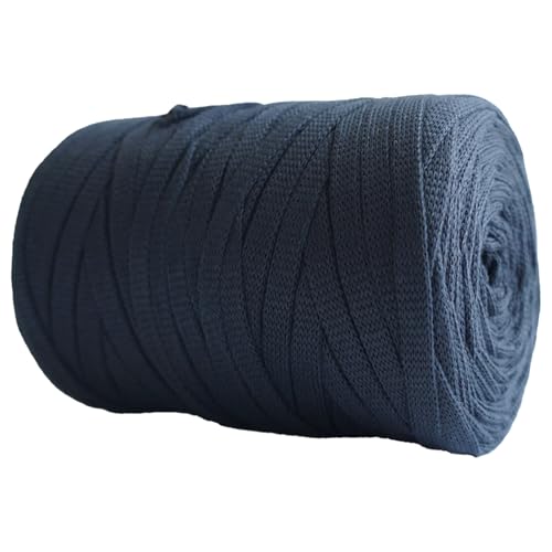 250G/100M Tshirtgarn Zum Häkeln, 7MM Tshirt Garn Ribbon Yarn T-shirt Garn Zum Häkeln, Bändchengarn Zum Häkeln Thick Ribbon Yarn Crochet Yarn for Crochet Bags/Baskets/Carpets (V) von zhangxiaomin