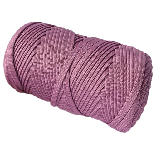 300g/120m T-Shirt Yarn, Textilgarn 7MM T Shirt Garn Zum Häkeln for Knitting and Crochet, Tshirtgarn Zum Häkeln,Bändchengarn Zum Häkeln Crochet Yarn T-Shirt Tape Yarn for Macrame, Weaving (CC) von zhangxiaomin