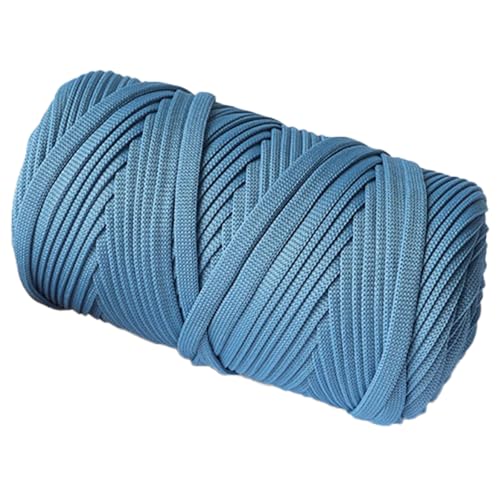 300g/120m T-Shirt Yarn, Textilgarn 7MM T Shirt Garn Zum Häkeln for Knitting and Crochet, Tshirtgarn Zum Häkeln,Bändchengarn Zum Häkeln Crochet Yarn T-Shirt Tape Yarn for Macrame, Weaving (N) von zhangxiaomin