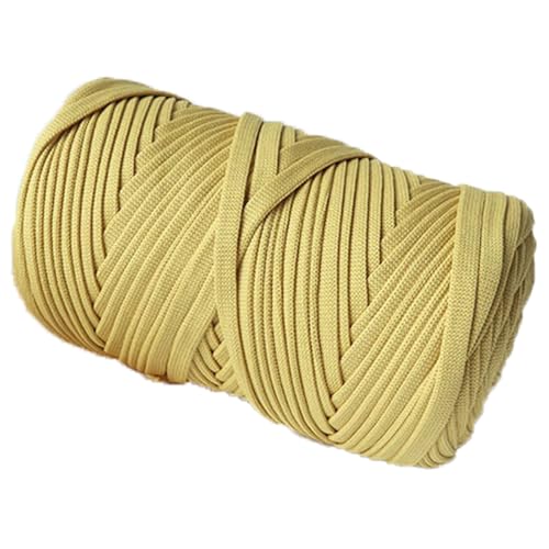 300g/120m T-Shirt Yarn, Textilgarn 7MM T Shirt Garn Zum Häkeln for Knitting and Crochet, Tshirtgarn Zum Häkeln,Bändchengarn Zum Häkeln Crochet Yarn T-Shirt Tape Yarn for Macrame, Weaving (S) von zhangxiaomin