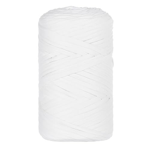 400g T-Shirt Yarn, Textilgarn 3cm，T-Shirt Garn Strickgarn Stoff for Knitting and Crochet, Bändchengarn Zum Häkeln Crochet Yarn，T-Shirt Tape Yarn for Häkeltaschen/Körbe/Teppiche (T) von zhangxiaomin