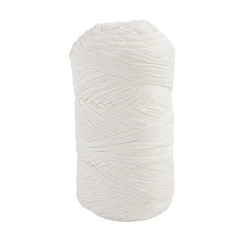 400g T-Shirt Yarn, Textilgarn 3cm，T Shirt Garn Zum Häkeln for Knitting and Crochet, Tshirtgarn Zum Häkeln,Bändchengarn Zum Häkeln Crochet Yarn T-Shirt Tape Yarn for Macrame, Weaving (I) von zhangxiaomin