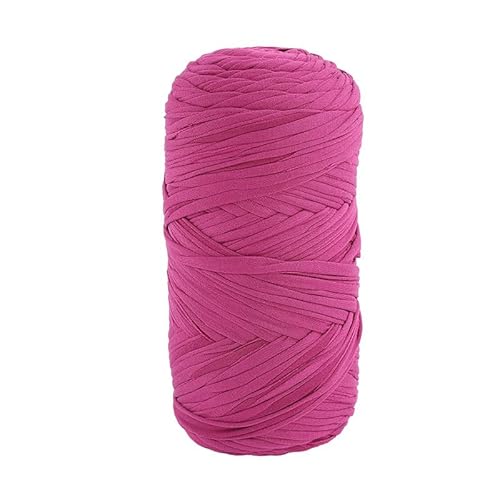 400g T-Shirt Yarn, Textilgarn 3cm，T Shirt Garn Zum Häkeln for Knitting and Crochet, Tshirtgarn Zum Häkeln,Bändchengarn Zum Häkeln Crochet Yarn T-Shirt Tape Yarn for Macrame, Weaving (Q) von zhangxiaomin