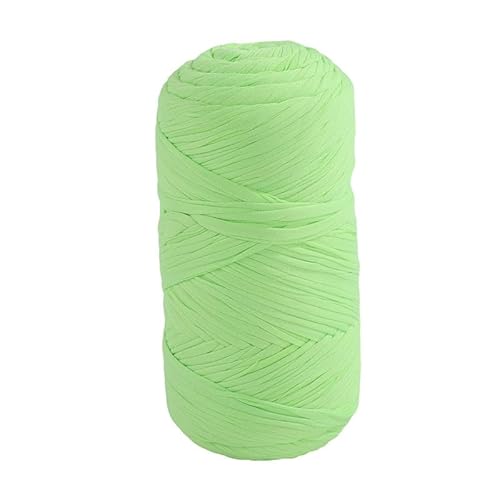 400g T-Shirt Yarn, Textilgarn 3cm，T Shirt Garn Zum Häkeln for Knitting and Crochet, Tshirtgarn Zum Häkeln,Bändchengarn Zum Häkeln Crochet Yarn T-Shirt Tape Yarn for Macrame, Weaving (T) von zhangxiaomin