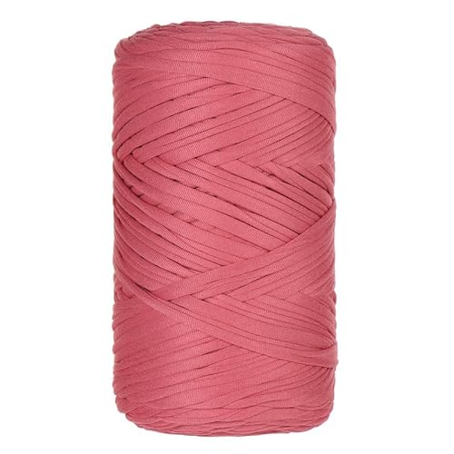 400g T-Shirt Yarn, Textilgarn 3cm T Shirt Garn Zum Häkeln for Knitting and Crochet, Bändchengarn Zum Häkeln Crochet Yarn ，T-Shirt Tape Yarn for Häkeltaschen/Körbe/Teppiche (E) von zhangxiaomin