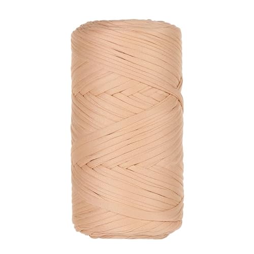 400g T-Shirt Yarn Elastic Fabric Crochet Cloth Yarn，Textilgarn 3cm，bändchengarn Zum Häkeln，T Shirt Garn Zum Häkeln for DIY Thick Knitting Yarn for Hand DIY Bag Basket Cushion Crochet (M) von zhangxiaomin