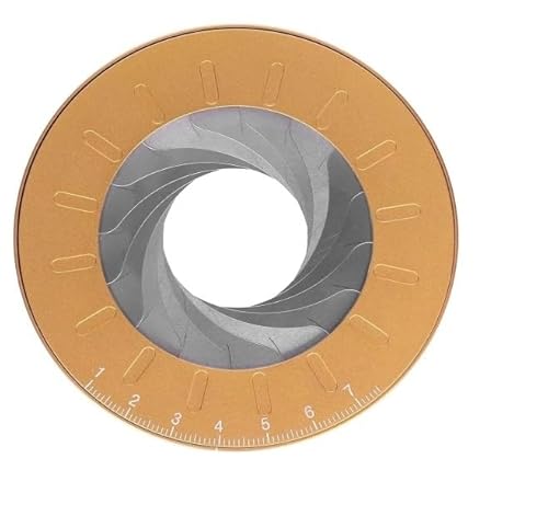 zhongbe Verstellbares Lineal zum Zeichnen von Kreisen, Werkzeug zur Messung des Durchmessers runder Rohre, rundes, dehnbares Zirkellineal aus Metall mit Löchern zum Zeichnen von Kreisen(1PC) von zhongbe