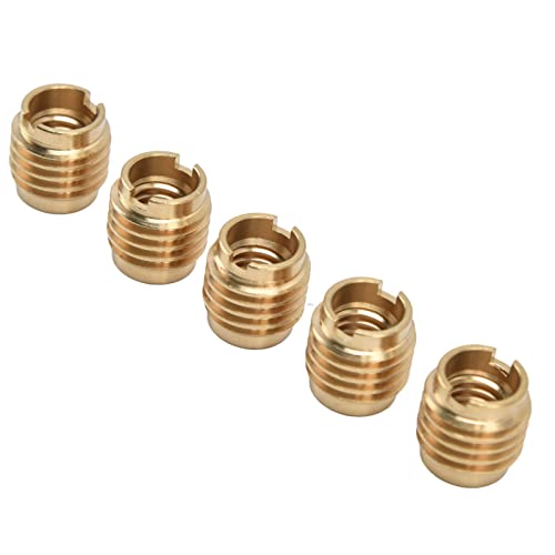 5 Pcs Beer Tap Handle Inserts for 3/8in-16 UNC External Thread Easy Install Brass Nuts for Custom Faucet Handles Perfect for Home Brewing and Keg Taps von zlsadon