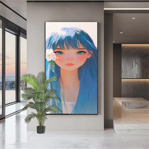 Diamond Painting Erwachsene Groß,Diamond Painting Blume Diamant Kunst Malerei Bilder Schönheit 5D Diamant Kunst Malerei Kinder,Crystal Art Bilder Set Deko Aesthetic Geschenk für Frauen 100x200cm J652 von zohjlinwq