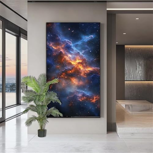 Diamond Painting Erwachsene Groß,Diamond Painting Landschaft Diamant Kunst Malerei Bilder Sternenhimmel 5D Diamant Kunst Malerei Kinder,Crystal Art Bilder Set Deko Geschenk für Frauen 100x200cm J742 von zohjlinwq