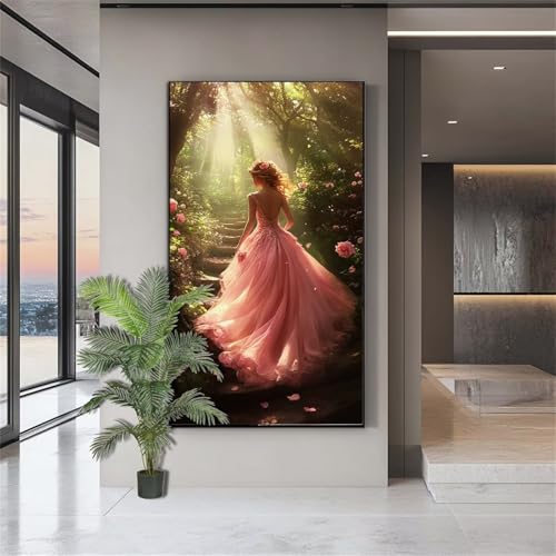 Diamond Painting Frauen Diamond Painting Erwachsene Wald Diamant Kunst Malerei Bilder Kinder ab 10 Jahre DIY 5D Full Crystal Art Diamant Malerei Set Deko Schlafzimmer Geschenke für Frauen 30x75cm J839 von zohjlinwq