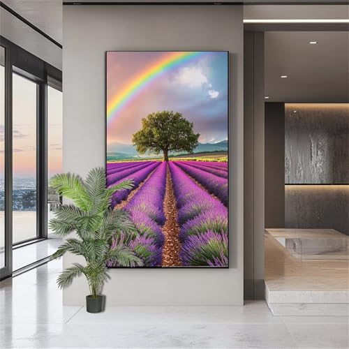 Diamond Painting Landschaft Diamond Painting Erwachsene Bäume Diamant Kunst Malerei Bilder Kinder ab 10 Jahre 5D Crystal Art Diamant Malerei Set Deko Schlafzimmer Geschenke für Frauen 90x180cm J737 von zohjlinwq